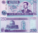 Bancnota Iraq 250 Dinari 2002 UNC - Necirculata