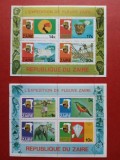 ZAIRE, EXPEDIȚIE - BLOCURI + SERIE COMPLETĂ MNH (2 FOTO)
