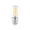 Bec LED filament sferic 4W E27 2700K, clar, Novelite