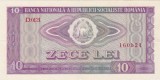 Bancnotă Rom&acirc;nia 10 lei 1966 &ndash; Republica Socialistă Rom&acirc;nia, seria D.0121
