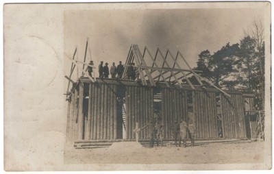 1916 - reconstructie pe front, vedere circulata foto