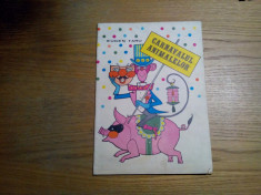 EUGEN TARU - Carnavalul Animalelor - Carte de Colorat - 1981, 32 p. foto