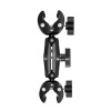 Clema cu prindere dubla pentru camere actiune GoPro 9 10 11 12 13 Insta360 X3 X4