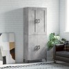 VidaXL Dulap &icirc;nalt, gri beton, 69,5x34x180, lemn compozit 3199557