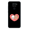 Husa compatibila cu Xiaomi Redmi Note 9 Silicon Gel Tpu Model Bubu Dudu In Heart