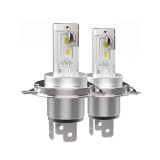 Becuri LED H4 50W 7500LM Canbus pentru Masini si Motociclete, Compatibile HB2 9003 P43T HS1, Alb Rece 5000K, 24 LED-uri, Plug &amp; Play, Iluminare Auto s