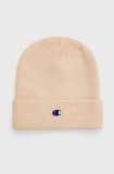 Champion căciulă culoarea bej, din tesatura unia 805448-LOXGM