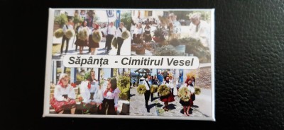 XG Magnet frigider - tematica turistica - Romania - Sapanta foto