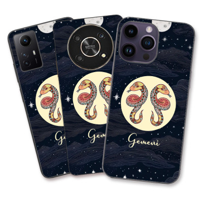 Husa Apple iPhone 11 Silicon Gel Tpu Model Horoscop Gemeni foto