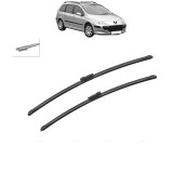 Cumpara ieftin Set 2 Stergatoare PEUGEOT 307 Break (3E) 2002-2009, pentru parbriz, Bosch Aerotwin