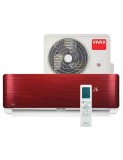 Aparat de aer conditionat Vivax R-Design, 12000 BTU, Inverter, Rosu, Wi-Fi, Mod Silentios