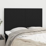 Cumpara ieftin Tăblii de pat, 4 buc, negru, 72x5x78/88 cm, textil