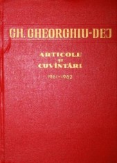 ARTICOLE SI CUVANTARI IUNIE 1961 - DECEMBRIE 1962 foto