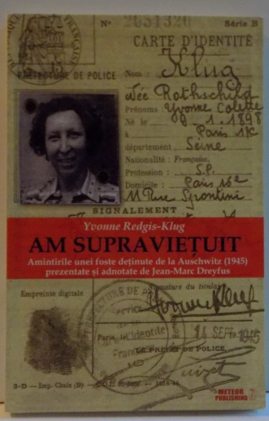 AM SUPRAVIETUIT de YVONNE REDGIS KLUG, 2015