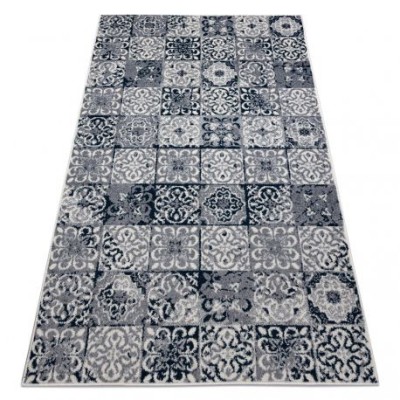 Covor Heos 78586 crem si albastru PATCHWORK, GRESII DE LISBONA, 120x170 cm foto