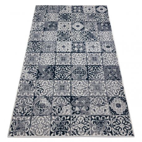 Covor Heos 78586 crem si albastru PATCHWORK, GRESII DE LISBONA, 120x170 cm