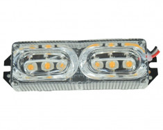 Stroboscop LED portocaliu 12V COD: SQ-3575 TerraCars foto