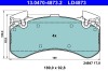 ATE Ceramic Placute Frana Audi A6 C7, A6 C7 Avant, A7 Sportback, A8 D4 - Set Frana Disc 13.0470-4873.2