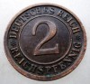 2.686 GERMANIA WEIMAR 2 REICHSPFENNIG 1936 D, Europa, Bronz
