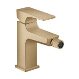 Baterie bideu cu ventil click-clack, Hansgrohe, Metropol, bronz periat