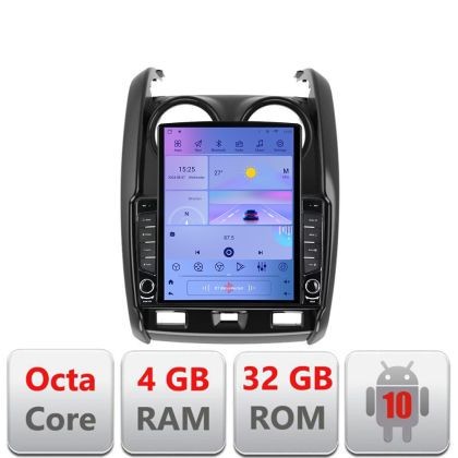 Navigatie Dacia Duster 2012-2019 G-157 ecran tip TESLA 9.7&quot; cu Android Radio Bluetooth Internet GPS WIFI 4+32GB DSP 4G CarStore Technology