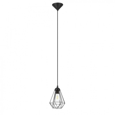 Pendul GoodHome Smetrio, negru, 1xE27, 60W, finisaj mat foto