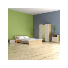 DORMITOR HERA SONOMA CU OGLINDA + COMODA M SONOMA