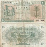 1951 , 10 piastres ( P-6 ) - Libia