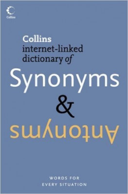 Collins Dictionary of - Synonyms and Antonyms foto