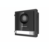 PANOU videointerfon modular de exterior Hikvision1 xbuton apelare camera video wide angle 180grade Fish eye 2MP permite conectarea pana la 8 submodule, HIKVISION