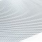 Plasa Tuning Argintie Crom 100x33cm
