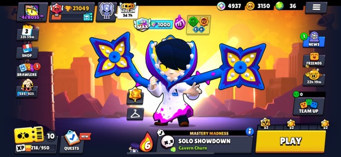 V&acirc;nd cont de brawl stars
