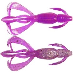 Creatura Keitech Crazy Flapper, Grape Stardust 64t, 7.1cm, 8buc/pac foto
