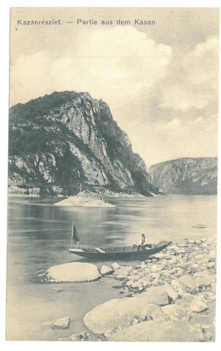 2487 - ORSOVA, Danube Kazan, Romania - old postcard - unused