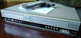 Combo Philips DVD - VHS video recorder nou