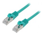 Cablu Patch F/UTP Cat6 Verde 1m RJ45, Gembird