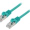 Cablu Patch F/UTP Cat6 Verde 1m RJ45