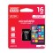 Card memorie GoodRam MicroSDHC cu adaptor 16Gb Clasa 10 UHS-1