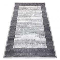 Covor NOBLE modern 1512 64 Cadru, grecesc vintage - structural două niveluri cremă / gri, 200x290 cm