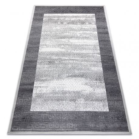 Covor NOBLE modern 1512 64 Cadru, grecesc vintage - structural două niveluri cremă / gri, 200x290 cm
