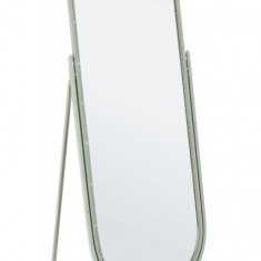 Oglinda de podea Harriet, Bizzotto, 51 x 50 x 165 cm, otel, verde sage