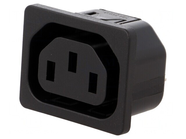 Conector Alimentare AC Soclu Mamă 10A 250V IEC 60320 IP30