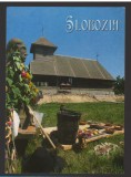 CPIB 21710 - CARTE POSTALA - SLOBOZIA. BISERICA DE LEMN &quot;POIANA&quot;, NECIRCULATA