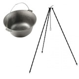 Set ceaun fonta cu trepied metalic, 16 L, Premium