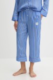 HUGO pantaloni de pijama culoarea violet, 50544156