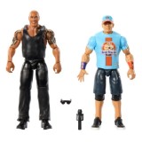 WWE Main Event (series 19) Set doua figurine articulate The Rock &amp; John Cena 15 cm