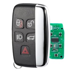 Cheie Auto Completa Programabila 433MHz, cu 5 butoane, cip PCF7945, compatibila Land Rover Discovery, Freelander, Range Rover, Evoque, Jaguar F-Pace,