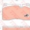 Set placute frana,frana disc LAND ROVER RANGE ROVER III (LM) (2002 - 2012) TRW GDB1743