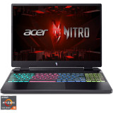 Laptop Gaming Acer Nitro 16 AN16-41 cu procesor AMD Ryzen&trade; 5 7535HS pana la 4.55 GHz, 16, WUXGA, IPS, 165Hz, 16GB, 1TB SSD, NVIDIA&reg; GeForce RTX&trade; 4050