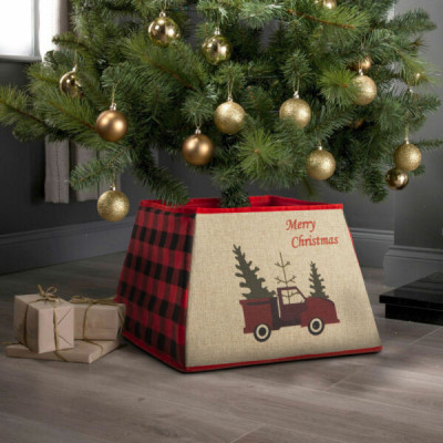 Pătură de Crăciun - mașină - 55 x 26 cm foto